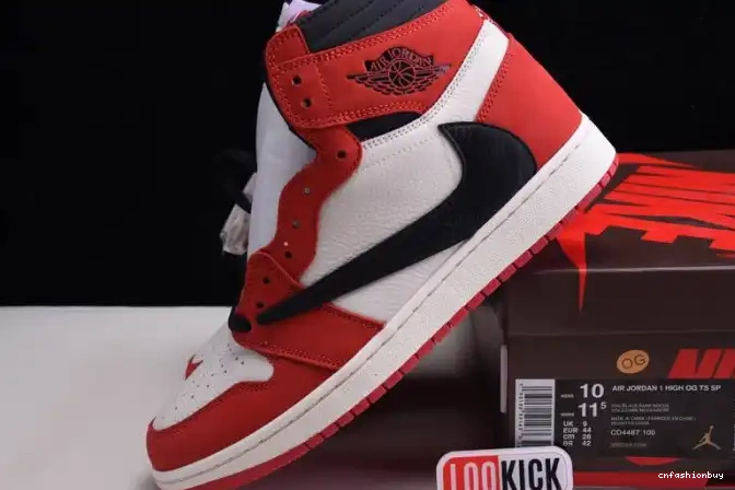 HIGH SCOTT 100(RED) OG AIR 1 RETRO X - JORDAN CD4487 TRAVIS 0524